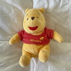 Winnie the Pooh Plush Toy with Winnie Shirt Red Yellow